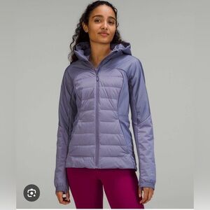 Lululemon Down For It All jacket size 4 color  Peri Purple